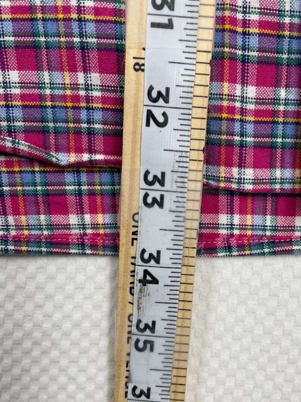 Ralph Lauren Button Down Shirt Pink Blue Plaid Pony Logo Men's 2XB XXL Big Man